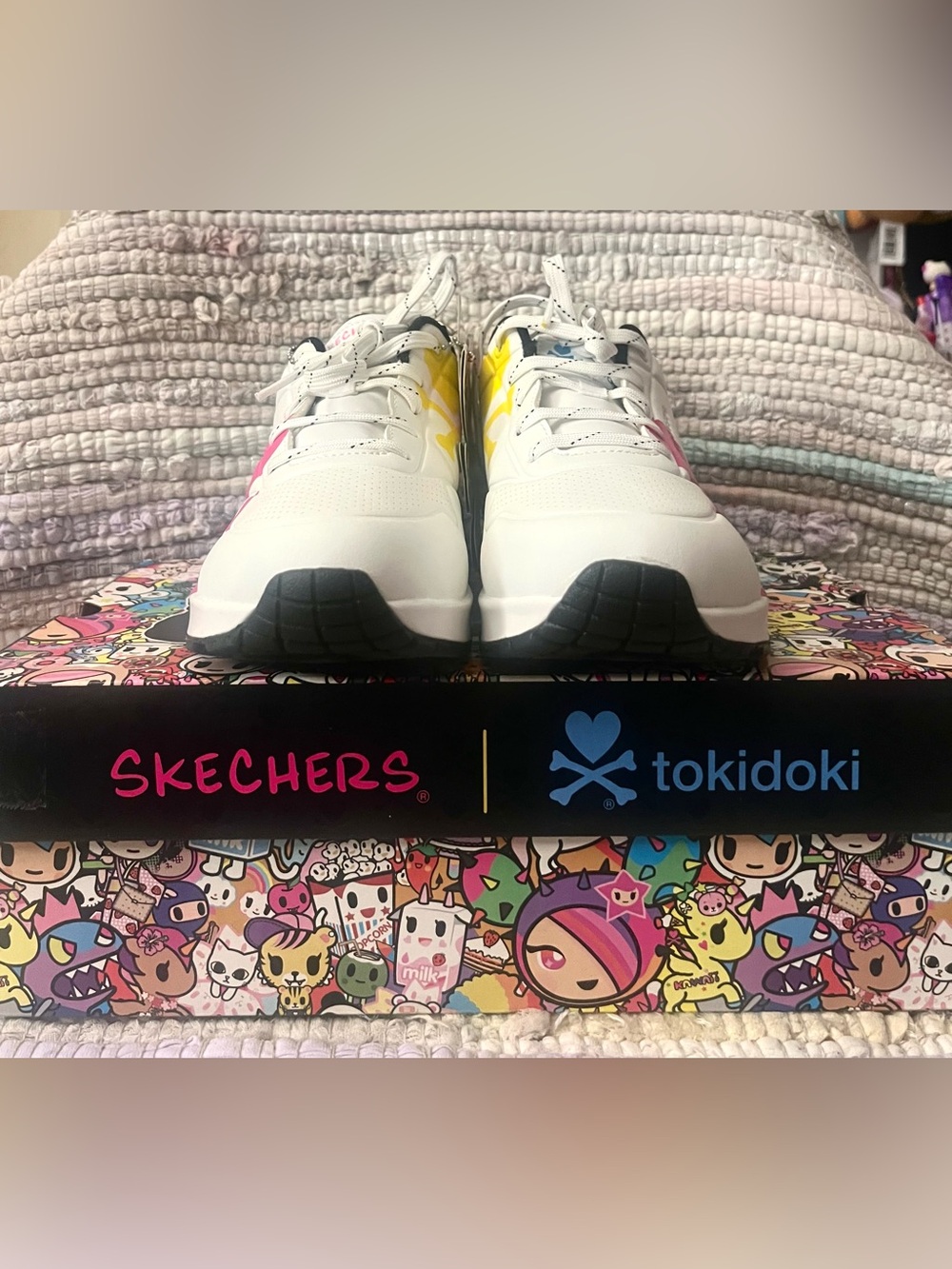 Sketchers Street x Tokidoki Uno Crossing Hearts Women’s size 8 155227/WMLT